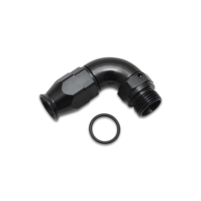 Vibrant -10AN 90 Degree Elbow Hose End Fitting for PTFE Lined Hose