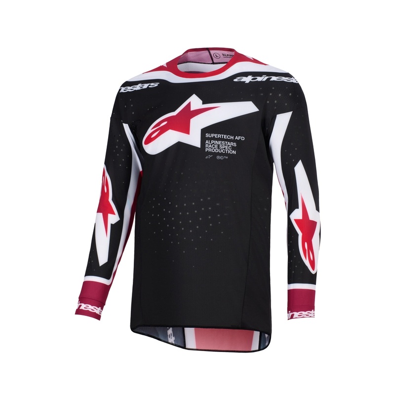 ALPINESTARS 2026 SUPERTECH PRO VISTA JERSEY – BLACK RED WHITE S