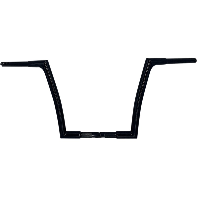 Fat Baggers, Inc. 1-1/4in. EZ Install Flat Top Handlebars – Gloss Black 707012-B