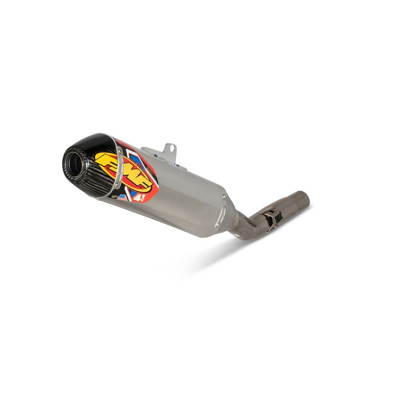 FMF Racing Factory 4.1 RCT Slip-On – Aluminum Muffler – Carbon End Cap 041610
