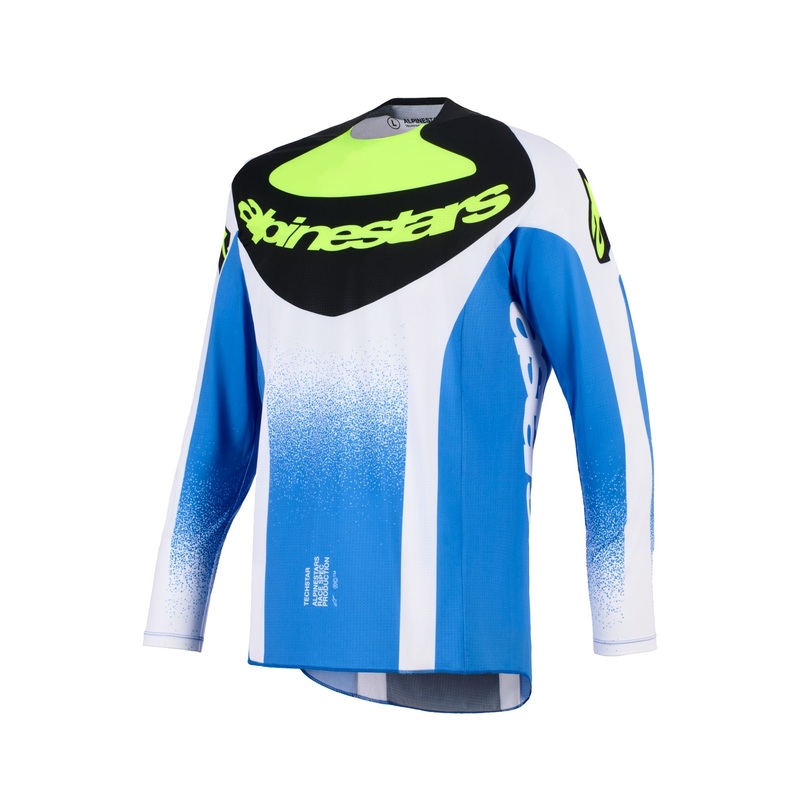 ALPINESTARS 2026 TECHSTAR KNIF JERSEY – UCLA BLUE BLACK YELLOW FLUO S
