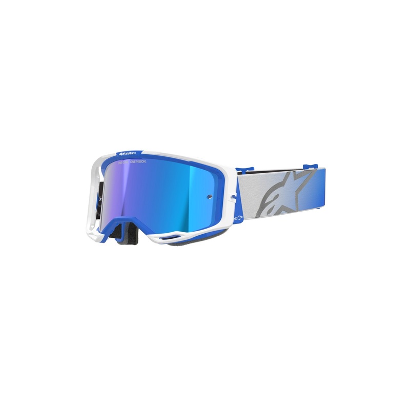 ALPINESTARS VISION 8 CORP GOGGLES – BLUE WHITE MIRROR BLUE