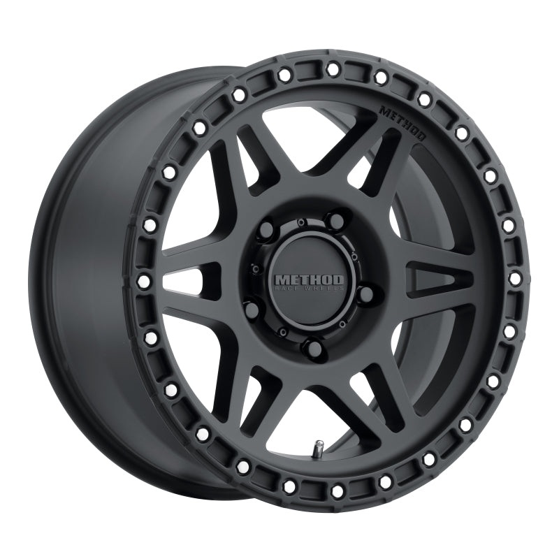 Method MR312 17×8.5 0mm Offset 5×5 71.5mm CB Matte Black Wheel
