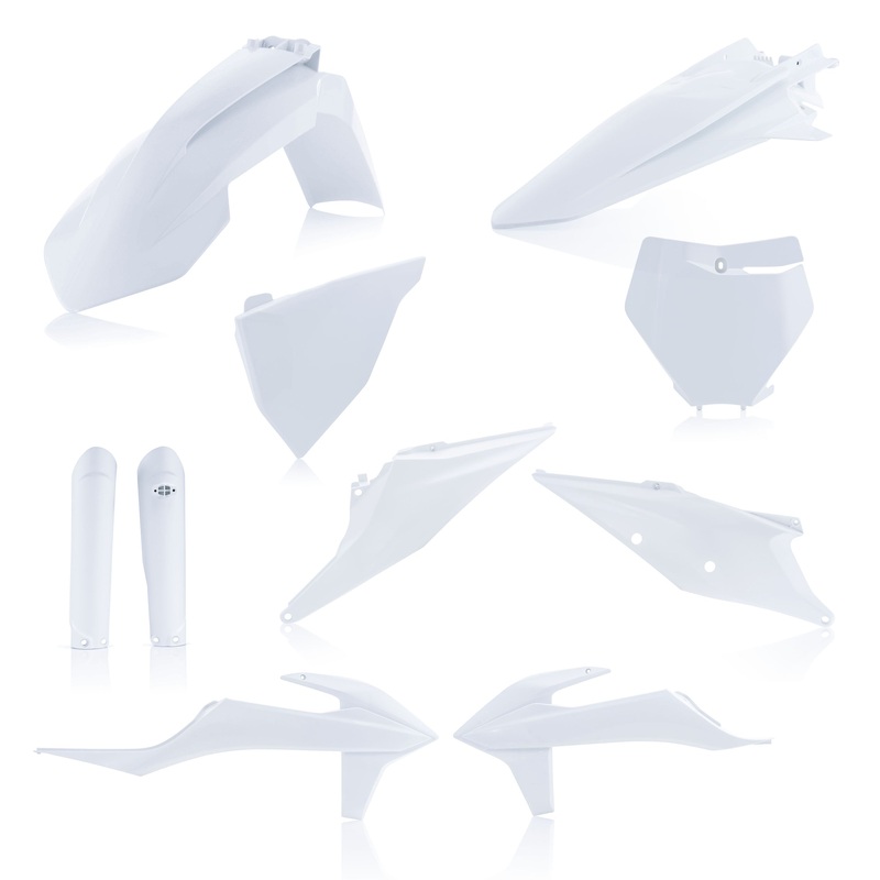 Acerbis Full Plastic Kit – White 20 2726496811