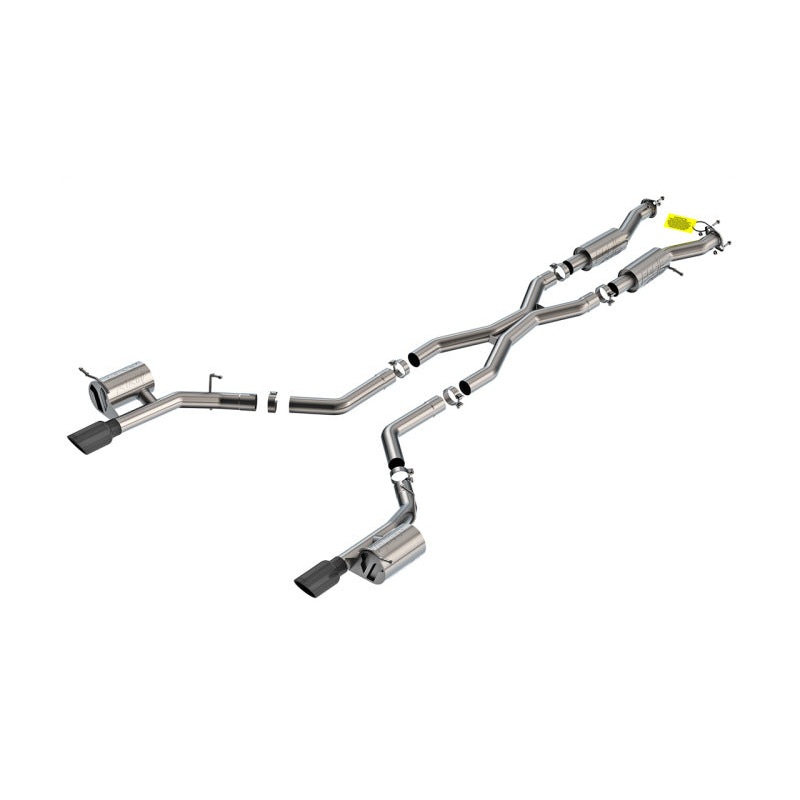 Borla 2021+ Dodge Durango SRT Hellcat 6.2L V8 AWD ATAK Cat-Back Exhaust System – Black Chrome Tips