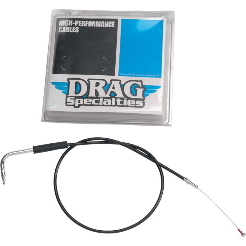 Drag Specialties Black Vinyl Throttle Cable –  28 3/4in. 4331300B