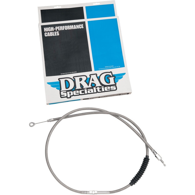 Drag Specialties Braided High Efficiency Clutch Cable – 64 11/16in. 5322303HE