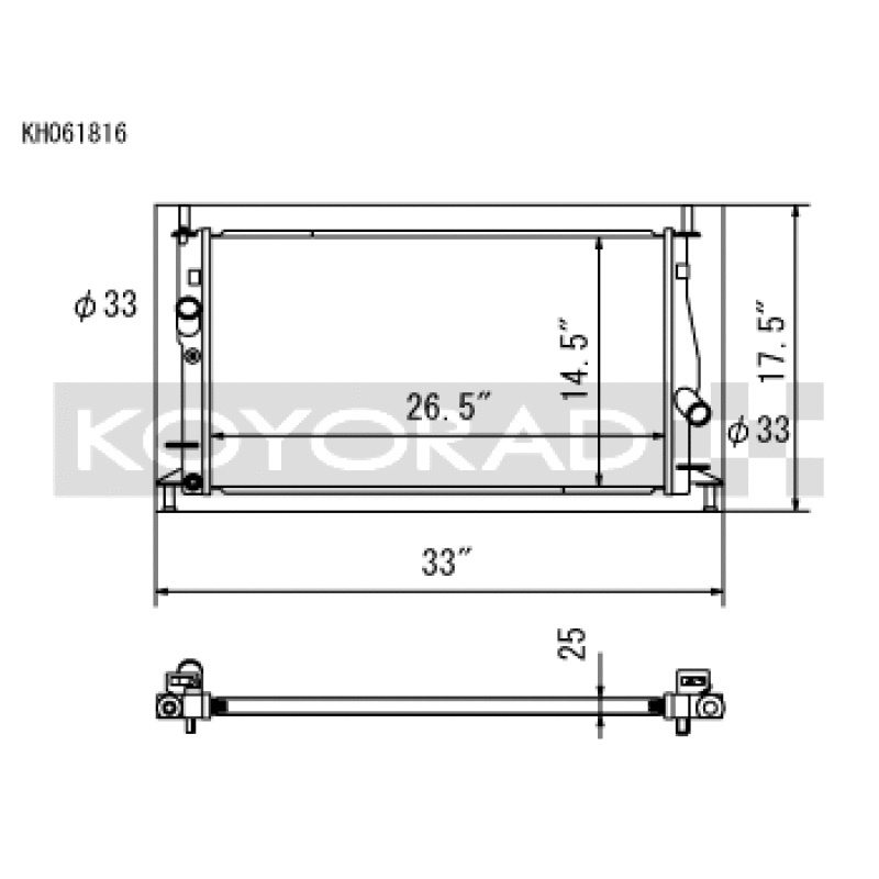 Koyo 04-09 Mazda Mazda3/Speed3 2.0/2.3L I4 NA/Turbo (MT) Radiator