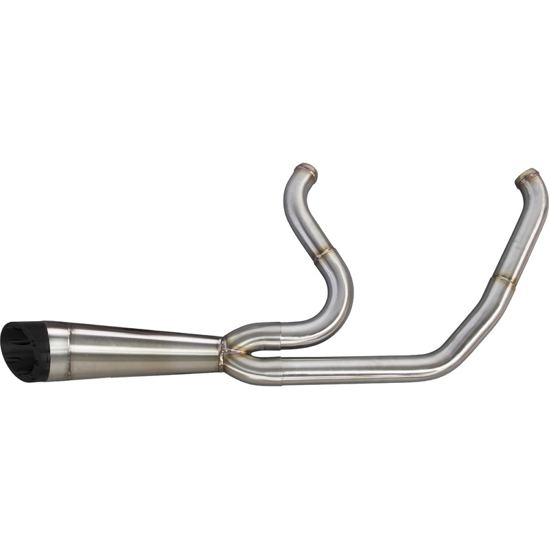 Two Brothers Racing 2-Into-1 Turnout Exhaust – Brushed 005-5120199-SG