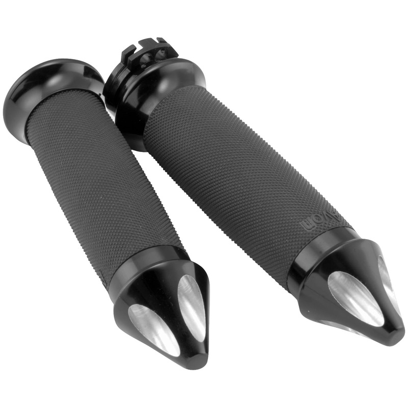 Avon Grips Custom Contour Spike Grips – Black Anodized CC-86-ANO-SPIKE