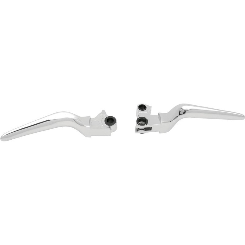 Drag Specialties Custom Lever Set – Chrome 053324