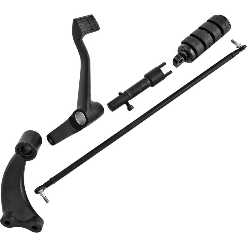 HardDrive 820-0530B Forward Control Kit Xl 04-13 Blk W/Rubber Band Pegs