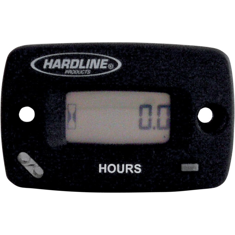 Hardline Resettable Hour Meter/Tachometer with Log Book HR-8067-2
