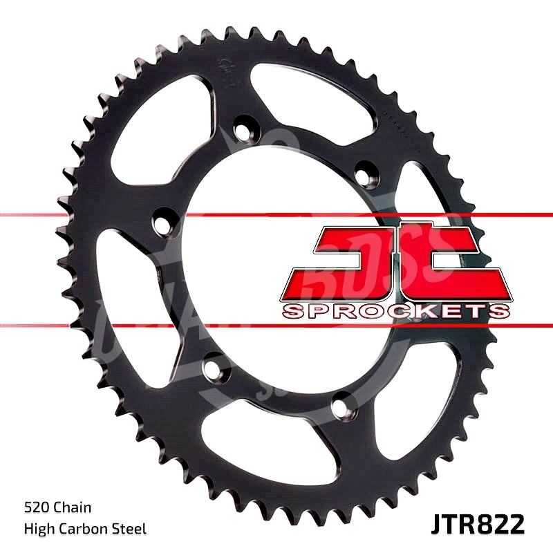 JT Sprockets 520 Rear Sprocket Steel 46 Teeth Black JTR822.46