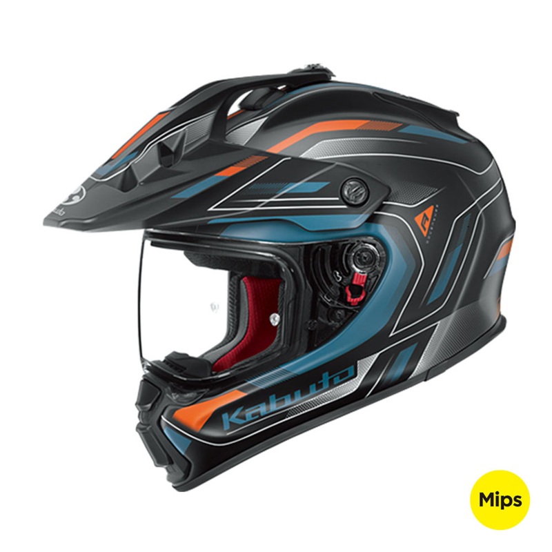 KABUTO GEOSYS GT MIPS BEAT HELMET – BLACK/BLUE XS