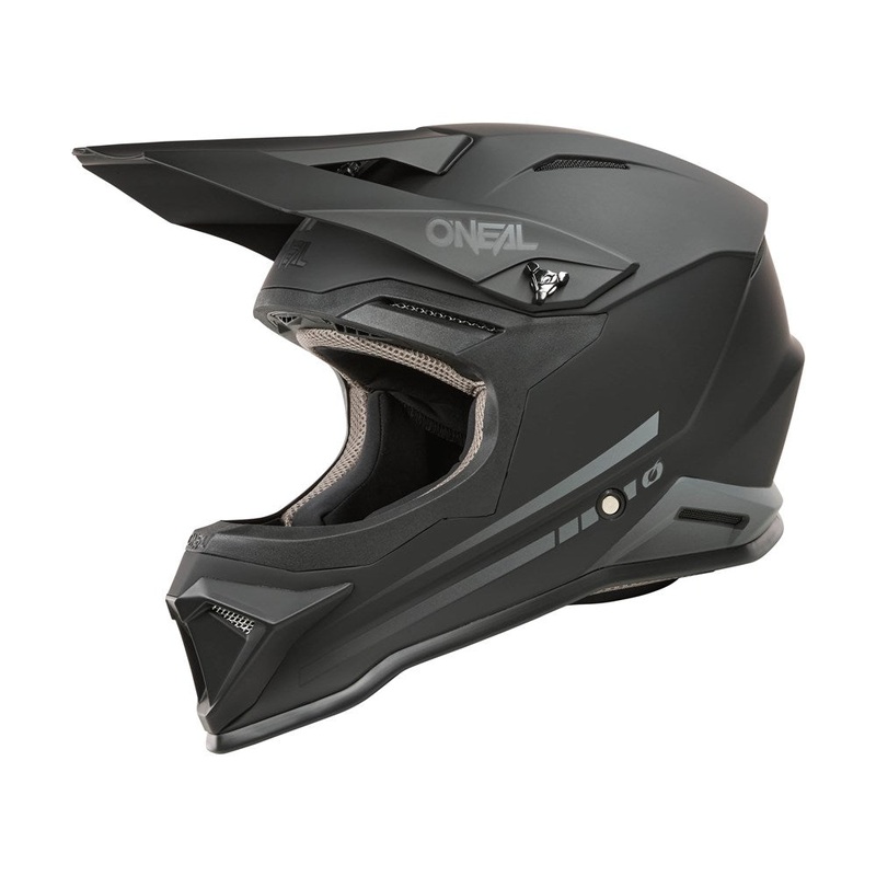 ONEAL 2025 YOUTH 1SRS SOLID HELMET – MATTE BLACK M