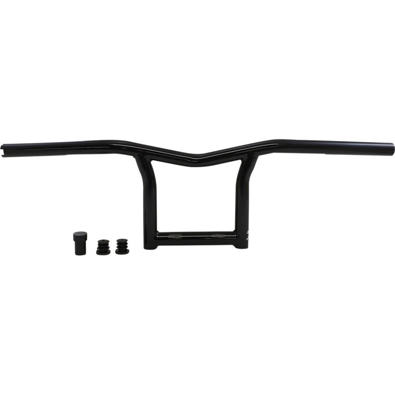 Burly Brand 1in. Sid Handlebar – Black – 8in. End Rise B12-6030B