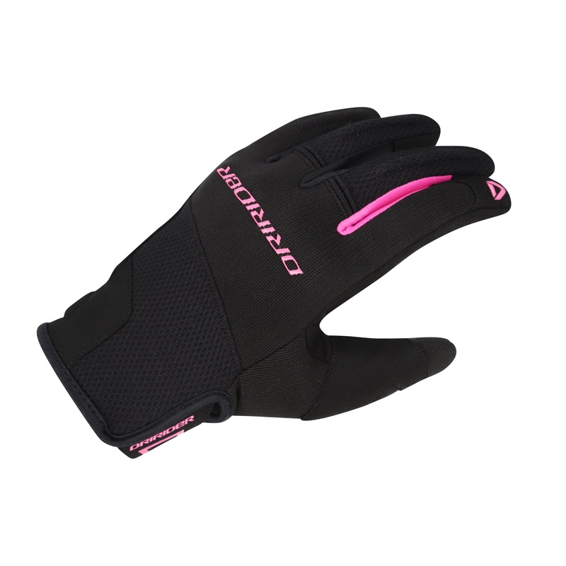 DRIRIDER FLEX LADIES GLOVES – BLACK/PINK S