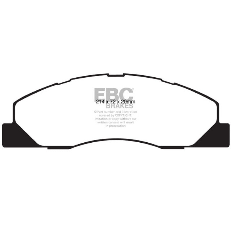 EBC 09-11 Dodge Ram 2500 Pick-up 5.7 2WD/4WD Greenstuff Front Brake Pads