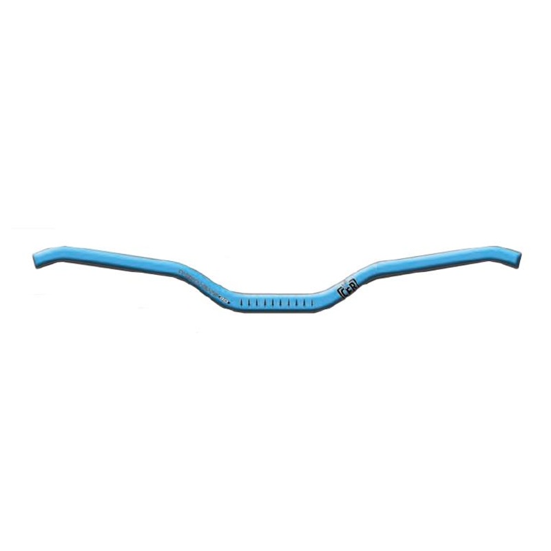 Cheetah Factory Racing 1-1/8in. Tapered Handlebars – Boondock Bend – Baby Blue CFR-CD3.8