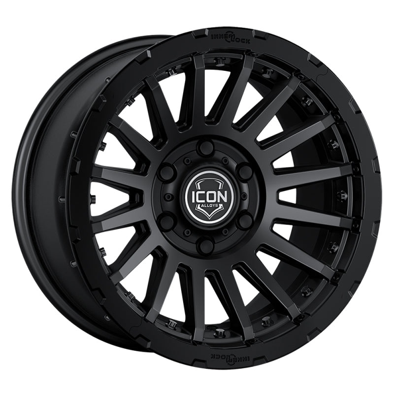 ICON Recon Pro 17×8.5 6×5.5 0mm Offset 4.75in BS 106.1mm Bore Satin Black Wheel