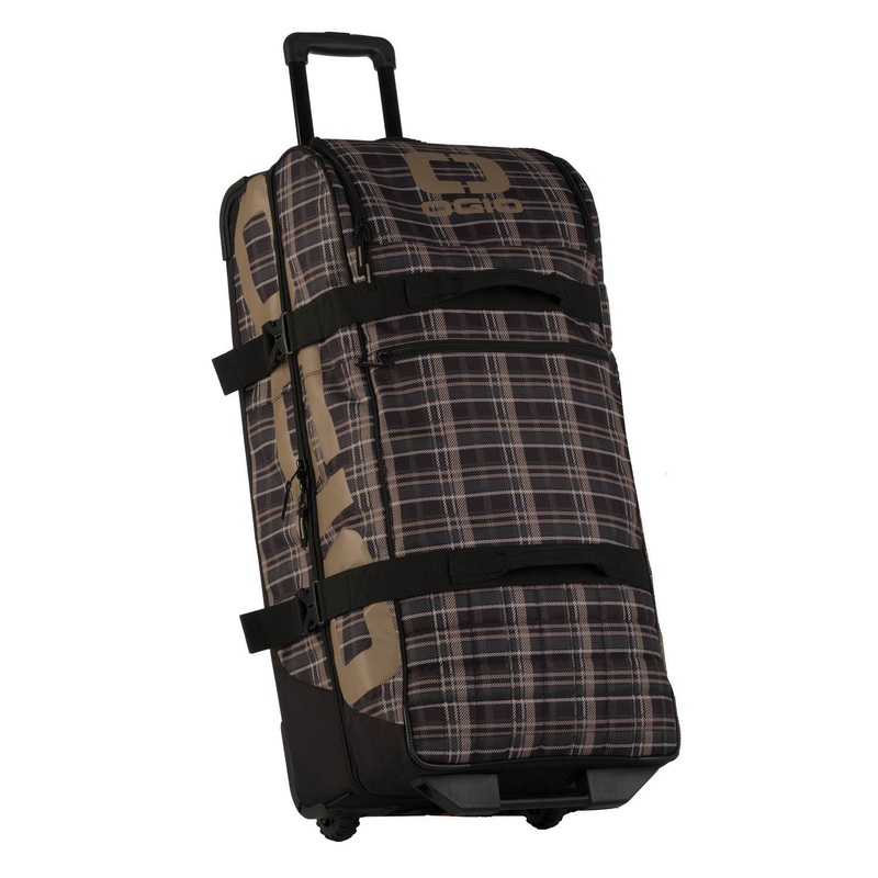 OGIO TRUCKER GEAR BAG – PLAIDLEY TAN/BLACK