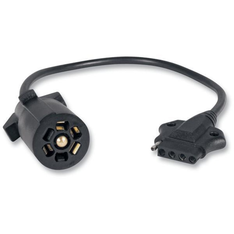 Optronics Inc 7- to 5-Way Trailer Adapter Plug with 16in. Lead A-57WH