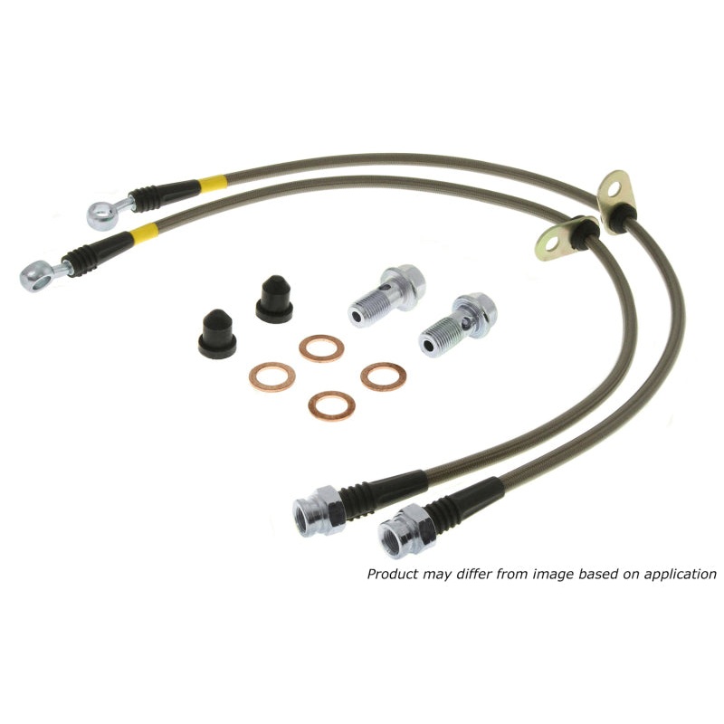 StopTech 03-09 Mercedes E55/E63 / 03-10 E320/E350 Coupe / 03-09 E500/E550 Rear SS Brake Line Kit