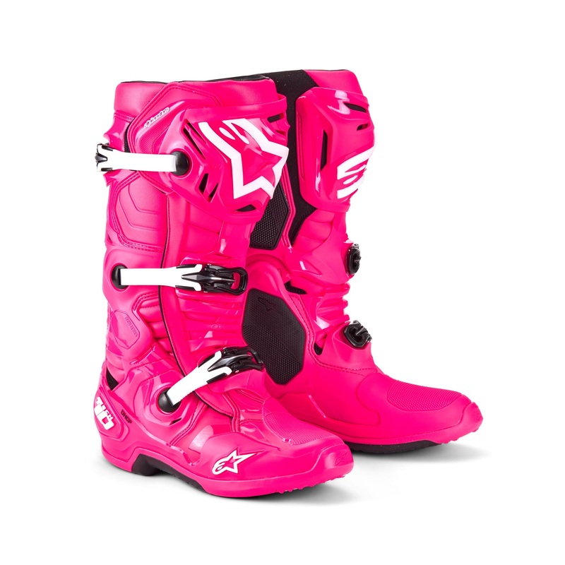 ALPINESTARS TECH 10 BOOTS – DIVA PINK WHITE 7