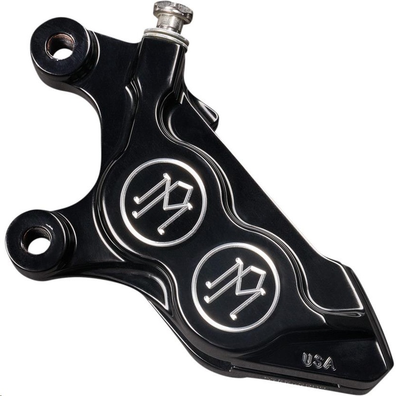 Performance Machine Four-Piston Front Left Brake Caliper for 300MM Rotor – Contrast Cut 0052-2425-BM
