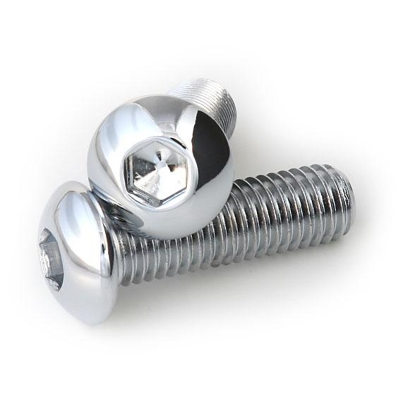 Drag Specialties Button-Head Bolts – 3/8in.-16 x 1in. MPB270
