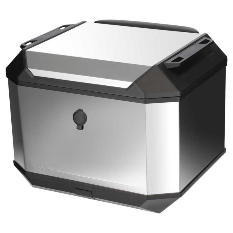 DRIRIDER RANGER 43L TOP CASE – AERO ALUMINIUM