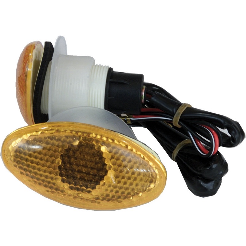 Fire Power Cat Eye Side Marker Light – Amber Smoke – 12V/2 Wire 010827721