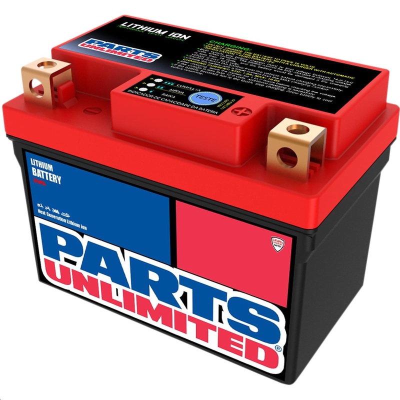 Parts Unlimited Lithium Ion Battery – 4-7/16in. L x 2-3/4in. W x 3-3/8in. H 2113-0681