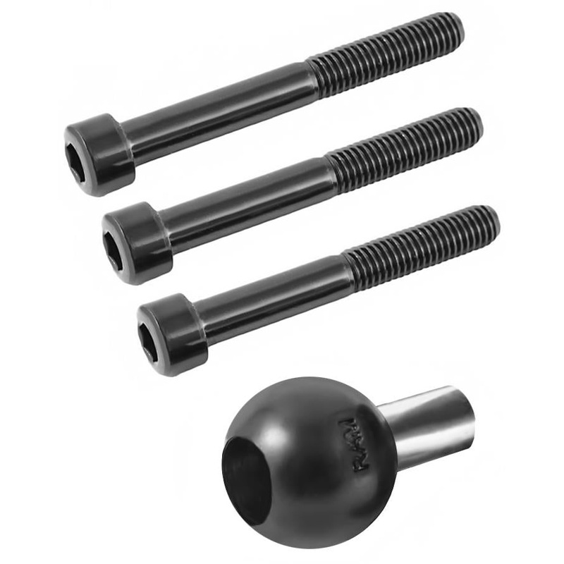 RAM Mounts RAM Motorcycle Handlebar Clamp Base with M8 Screws RAM-B-367