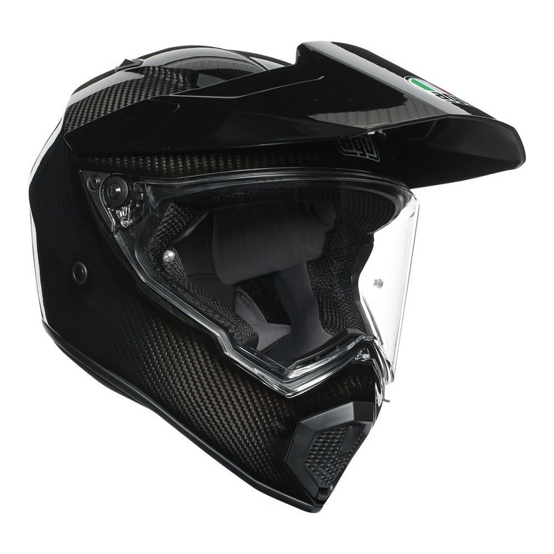 AGV AX9 HELMET – GLOSSY CARBON XS
