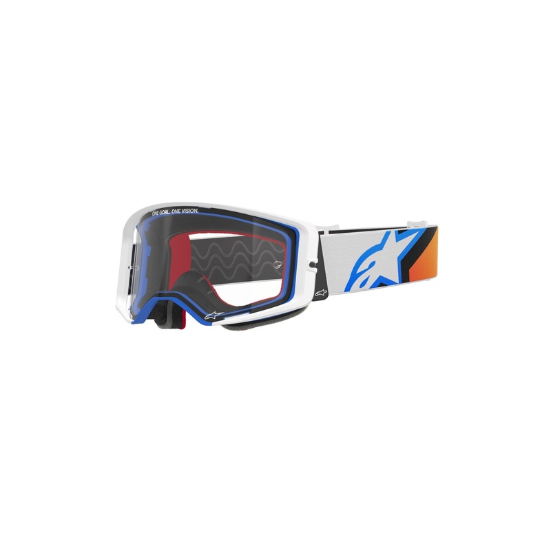 ALPINESTARS SUPERTECH CORP GOGGLES – BLUE ORANGE CLEAR