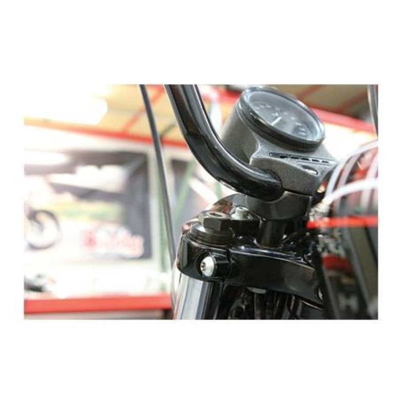 Burly Brand Fork Preload Adjusters – Black Finish B28-3001B