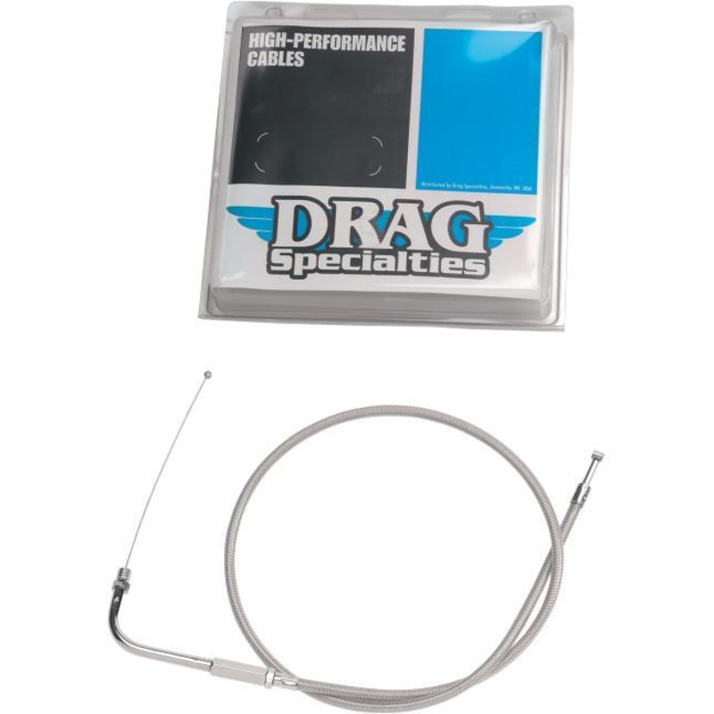 Drag Specialties Alternative Length Braided Throttle Cable – 36in. 5330406B