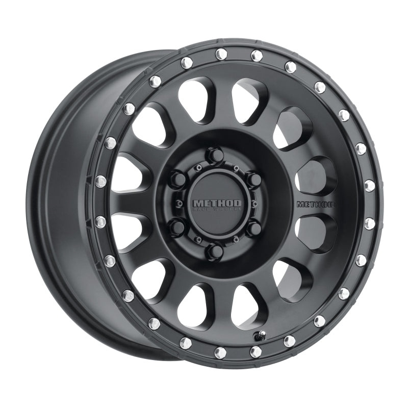Method MR315 17×8.5 0mm Offset 6×135 87mm CB Matte Black Wheel