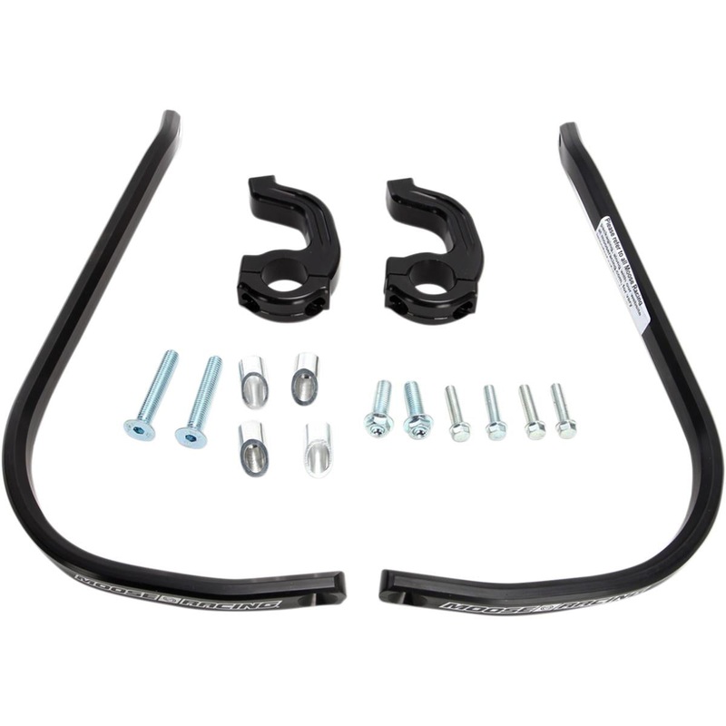 Moose Racing Pro-Taper 1 1/8in. Contour Handguards – Black 0635-1489