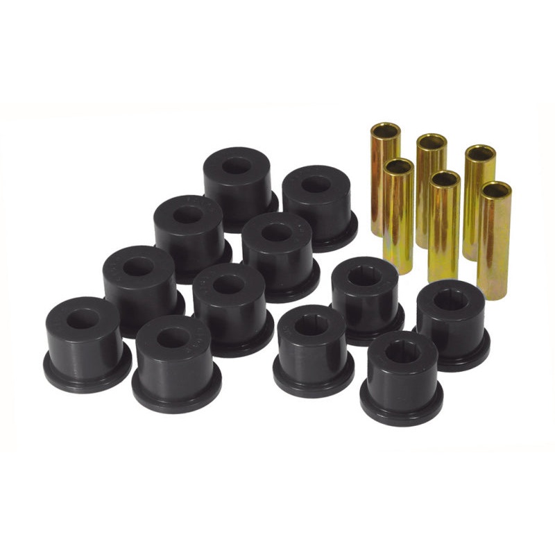 Prothane GM Rear Spring & Shackle Bushings (w/ 1.5in OD Frame Shackle Bush) – Black