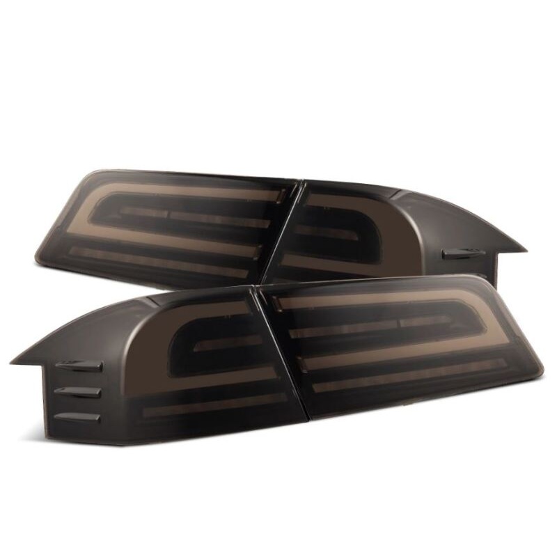 AlphaRex 12-21 Tesla Model S LUXX-Series LED Tail Lights – Black