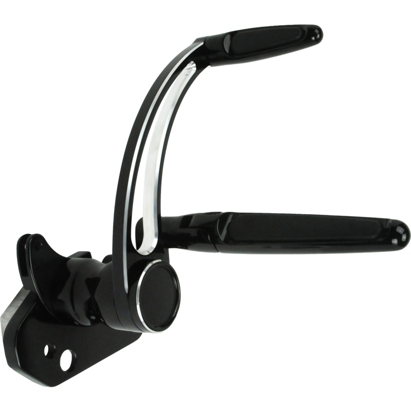 Hawg Halters Inc 750-04103 Forward Cntrls Black Slotted Flh 14-Up