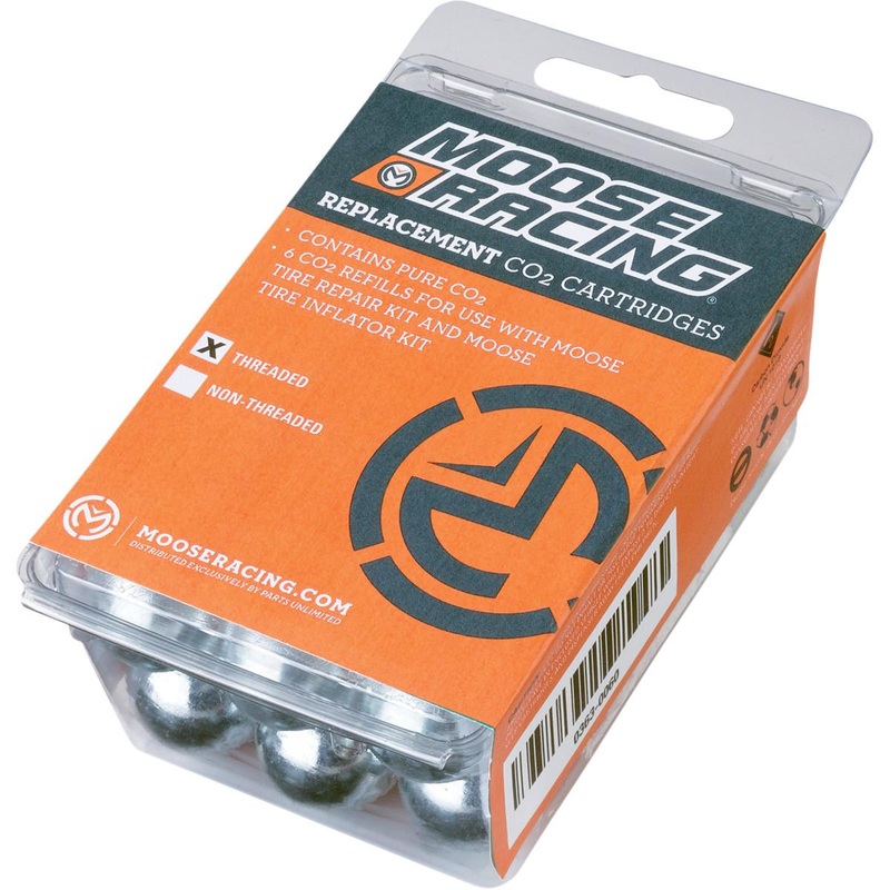 Moose Racing Replacement CO2 Non-Threaded Cartridges 0363-0061