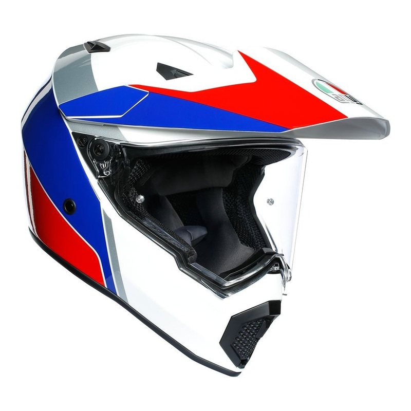 AGV AX9 ATLANTE HELMET – WHITE/BLUE/RED S