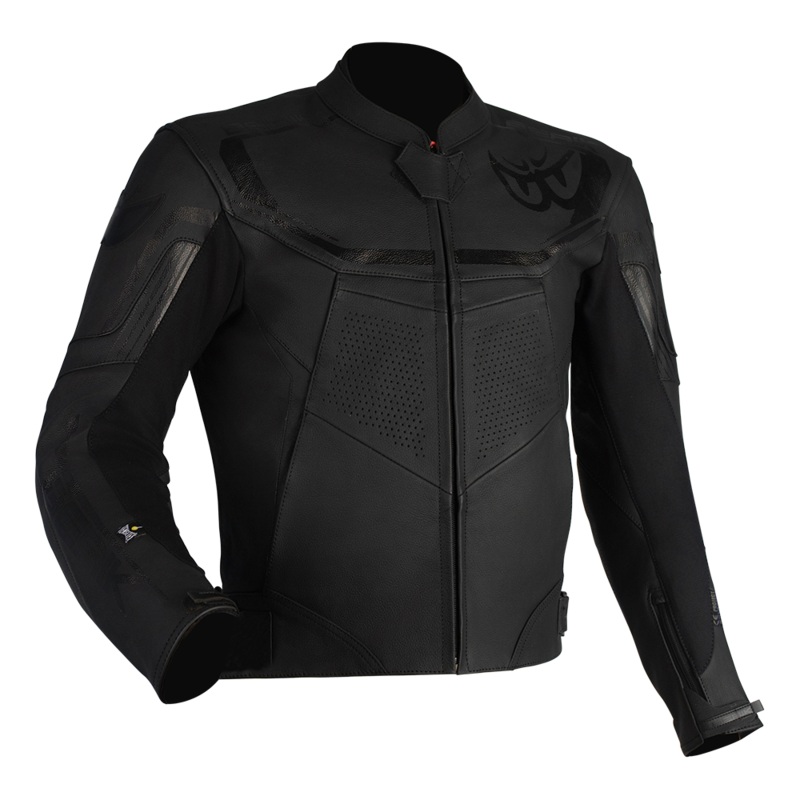 BERIK STRADA LEATHER JACKET -BLACK 48