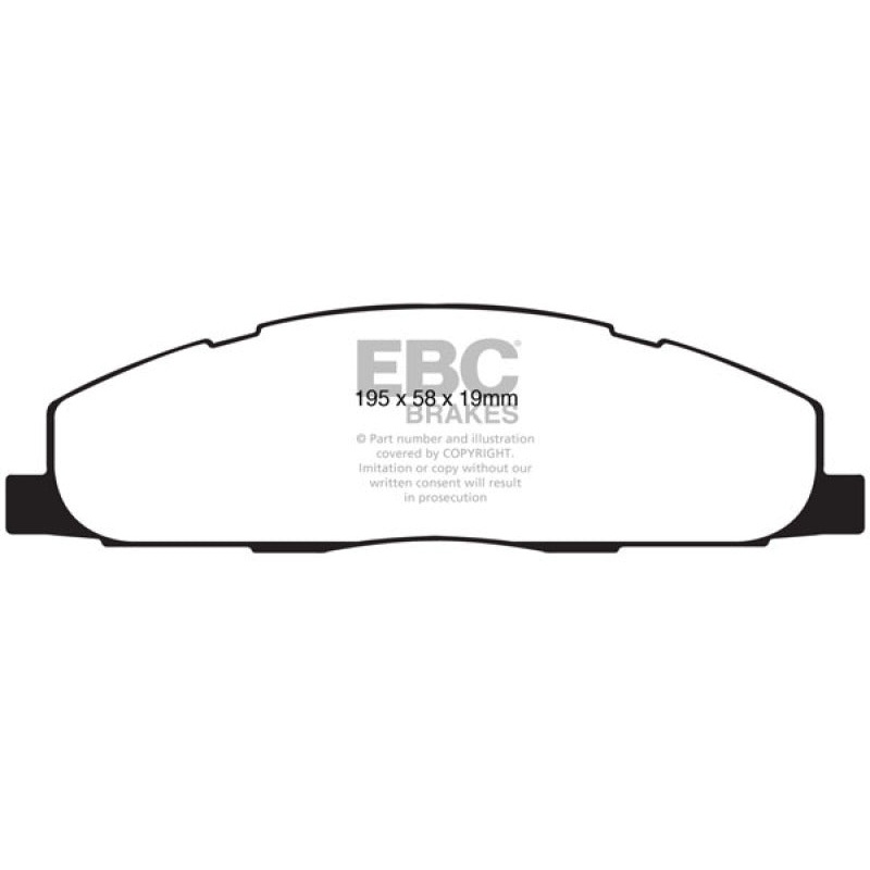 EBC 09-11 Dodge Ram 2500 Pick-up 5.7 2WD/4WD Extra Duty Rear Brake Pads