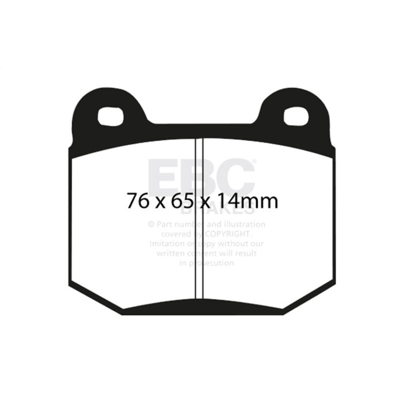 EBC 99-03 Mitsubishi Lancer Evolution 2.0 Turbo Redstuff Rear Brake Pads