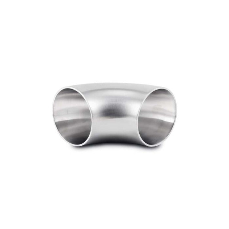 Vibrant 2.5in O.D. T304 SS 90 Deg Mandrel Bend (2.5in Centerline Radius)